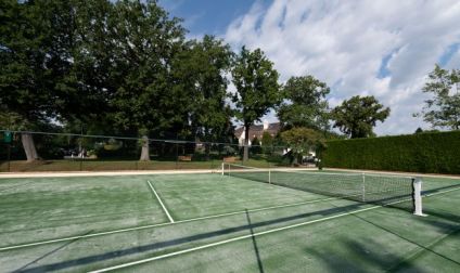 Les courts de tennis